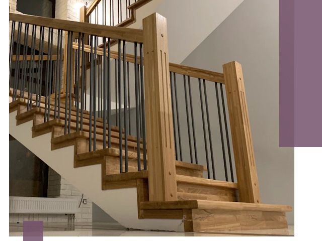 Реставрация деревянных и металлических лестниц в Красном Сулине