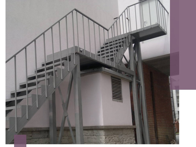 Монтаж пожарных лестниц под ключ в Красном Сулине с гарантией качества