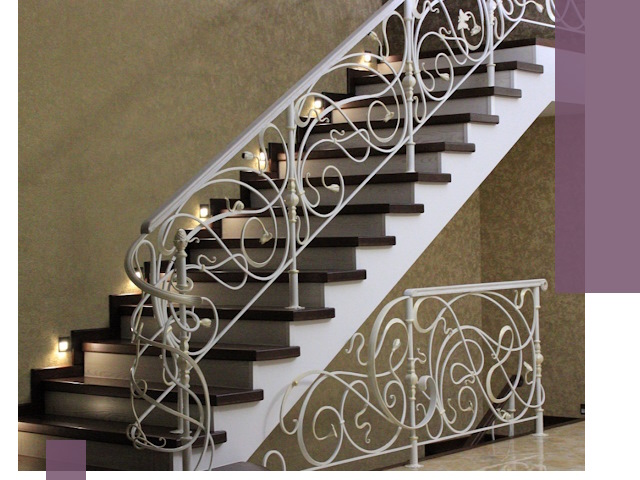 Кованые лестницы под ключ в Красном Сулине — изготовление и монтаж