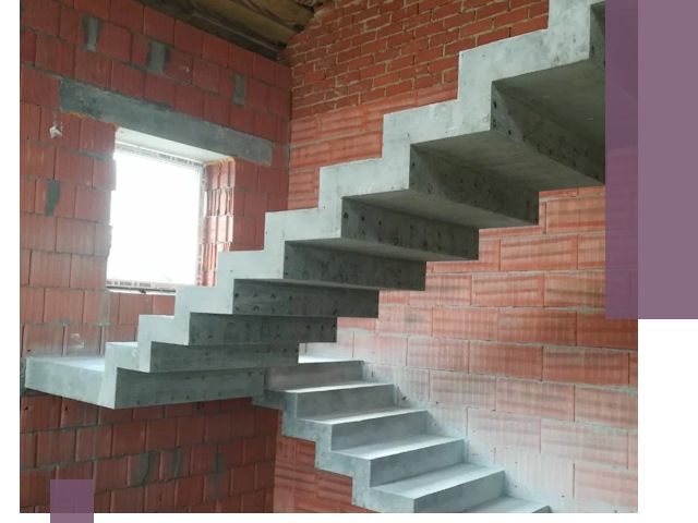 Бетонные лестницы под ключ в Красном Сулине: монтаж, демонтаж, ремонт