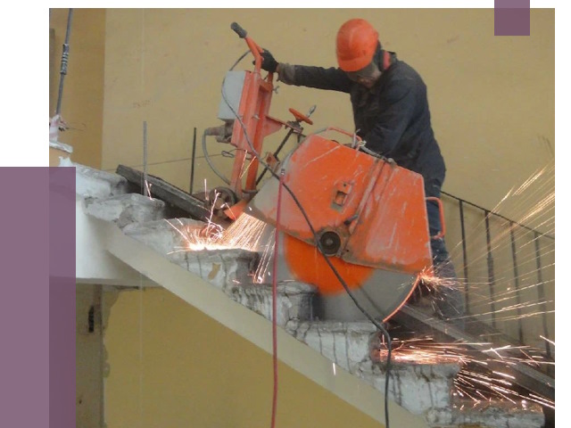 Демонтаж бетонных лестниц в Красном Сулине от 4593 руб. за м2 | ПРОЛЁТ-Крл