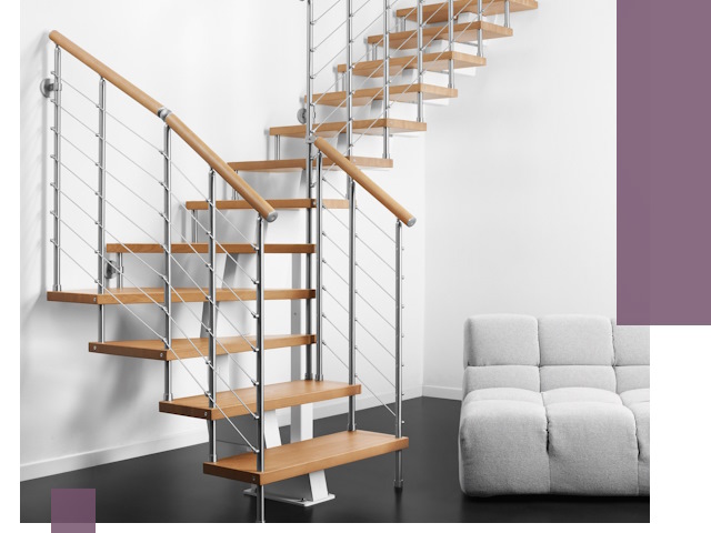 Модульные лестницы под ключ в Красном Сулине — монтаж и изготовление