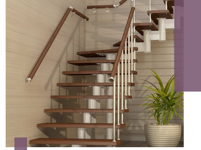 Изготовление модульных лестниц под ключ в Красном Сулине