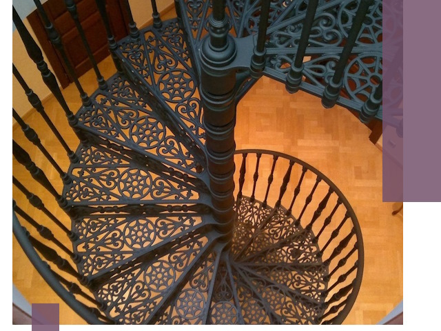 Винтовые лестницы под ключ в Красном Сулине: производство и монтаж