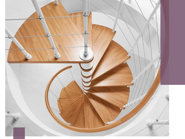 Изготовление винтовых лестниц под ключ в Красном Сулине