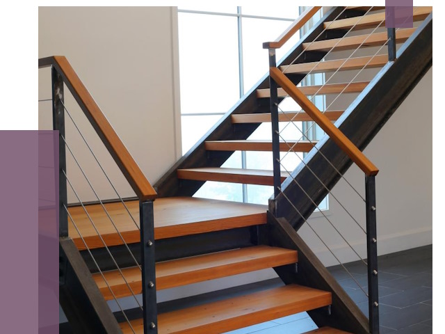 Изготовление лестниц на металлокаркасе в Красном Сулине от 18881 руб. | ПРОЛЁТ-Крл