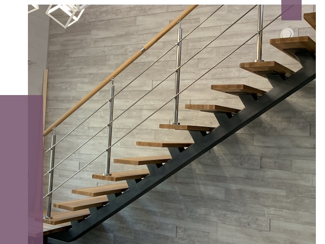 Изготовление лестниц на монокосоуре в Красном Сулине от 76035 руб. 