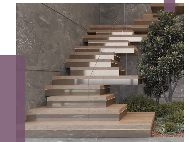 Современные лестницы в Красном Сулине от 13778 руб. | ПРОЛЁТ-Крл