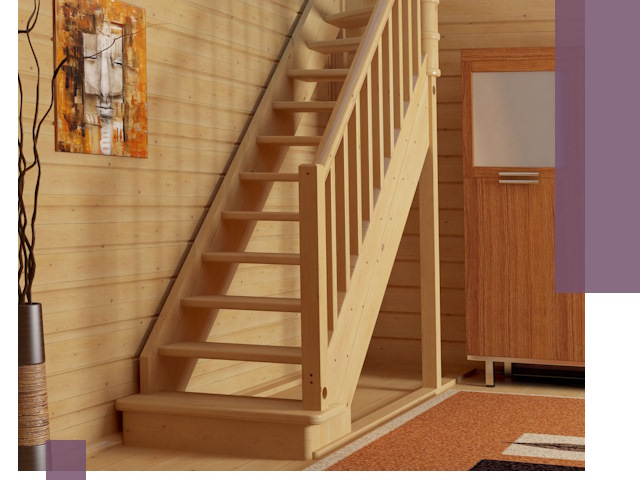 Лестницы эконом класса под ключ в Красном Сулине — недорого и быстро