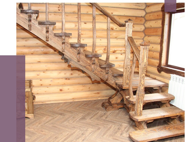 Лестницы в баню в Красном Сулине от 19085 руб. — изготовление | ПРОЛЁТ-Крл