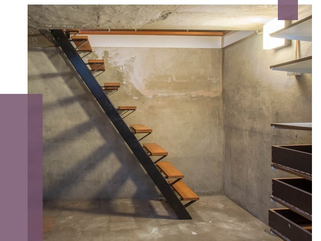 Лестницы в подвал в Красном Сулине от 13115 руб. — монтаж | ПРОЛЁТ-Крл