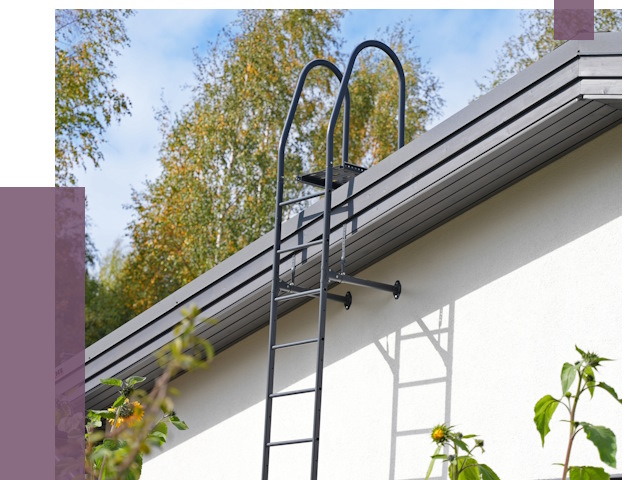 Лестницы на крышу в Красном Сулине от 19085 руб. — монтаж и монтаж ПРОЛЁТ-Крл