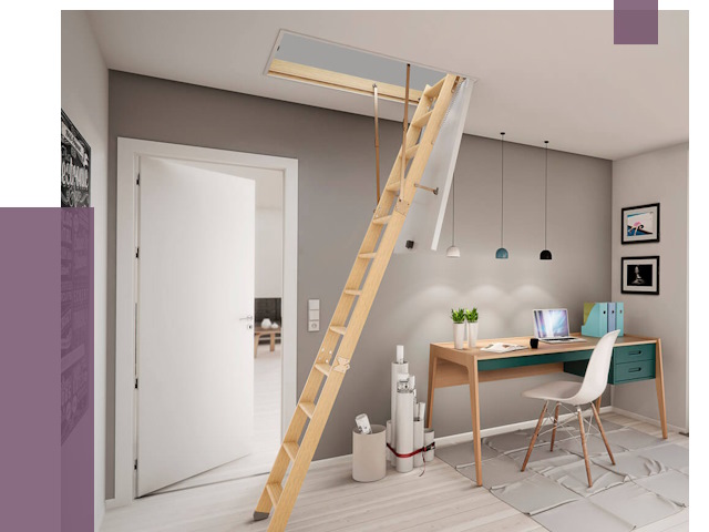 Чердачные лестницы в Красном Сулине — от 14544 руб. | ПРОЛЁТ-Крл