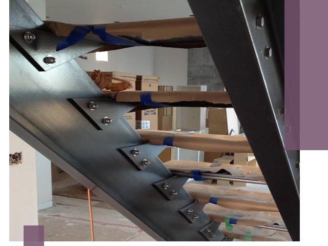 Усиление лестничных конструкций и усиление опор в Красном Сулине