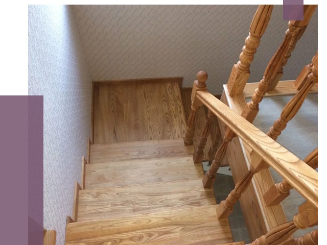 Сосновые лестницы в Красном Сулине под ключ от 8063 руб.  | ПРОЛЁТ-Крл