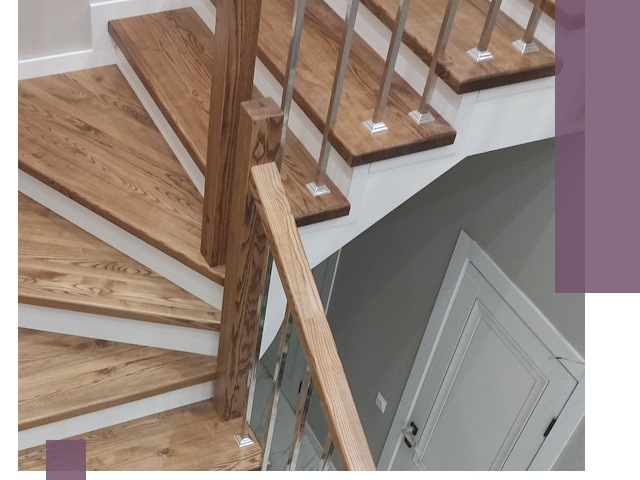 Обшивка металлических лестниц под ключ в Красном Сулине