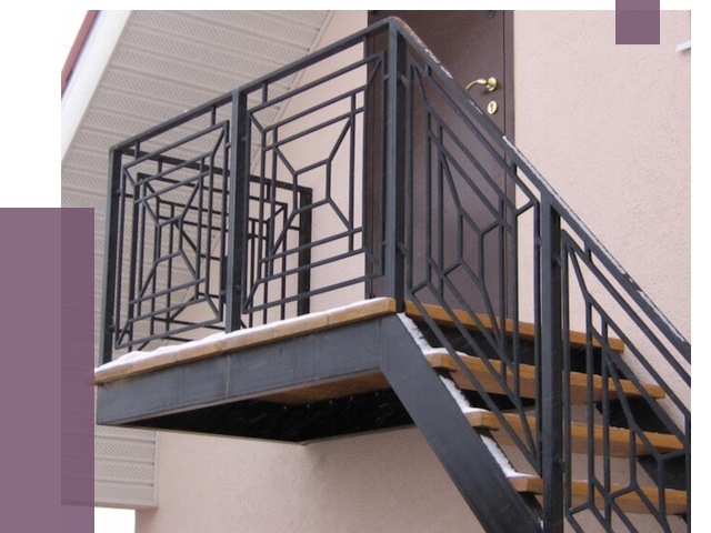 Металлические перила в Красном Сулине от 4287 руб.  | ПРОЛЁТ-Крл