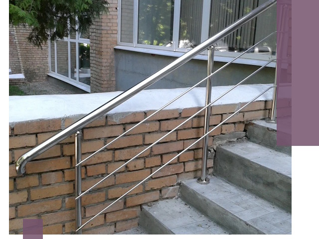 Перила из нержавеющей стали высокого качества в Красном Сулине