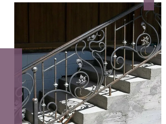 Кованые перила в Красном Сулине от 8675 руб. под ключ — качество от ПРОЛЁТ-Крл