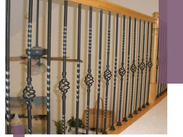 Изготовление и монтаж кованных перил в Красном Сулине под ключ