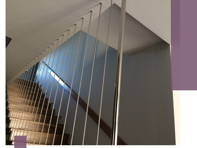 Тросовые перила под ключ в Красном Сулине — производство и монтаж