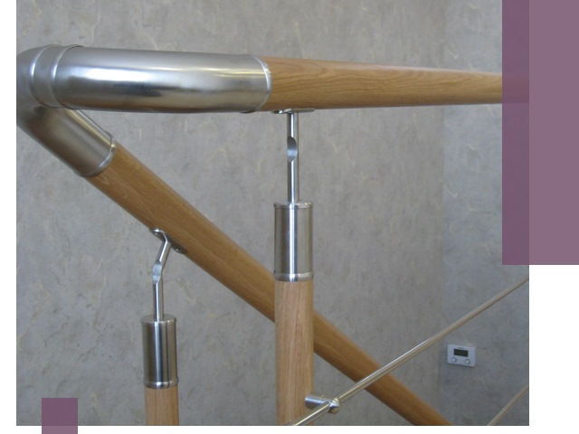 Комбинированные перила на заказ в Красном Сулине — монтаж и производство