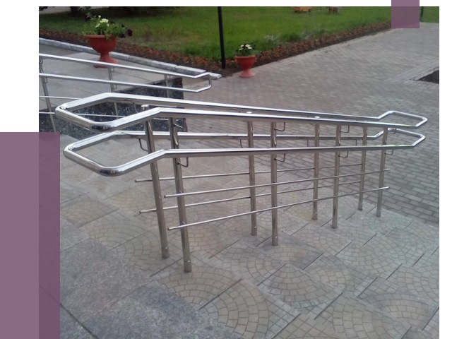 Перила для инвалидов в Красном Сулине от 7573 руб. под ключ | ПРОЛЁТ-Крл