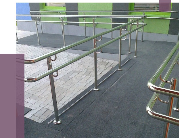 Ограждения пандусов в Красном Сулине от 4338 руб. монтаж | ПРОЛЁТ-Крл