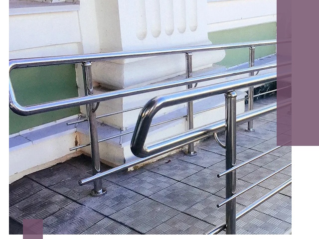 Ограждения пандусов из металла и нержавейки в Красном Сулине