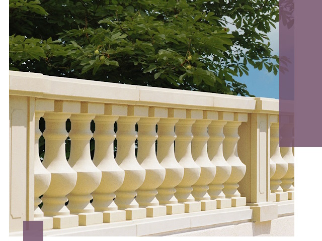 Установка балюстрады в Красном Сулине: изготовление и монтаж под ключ