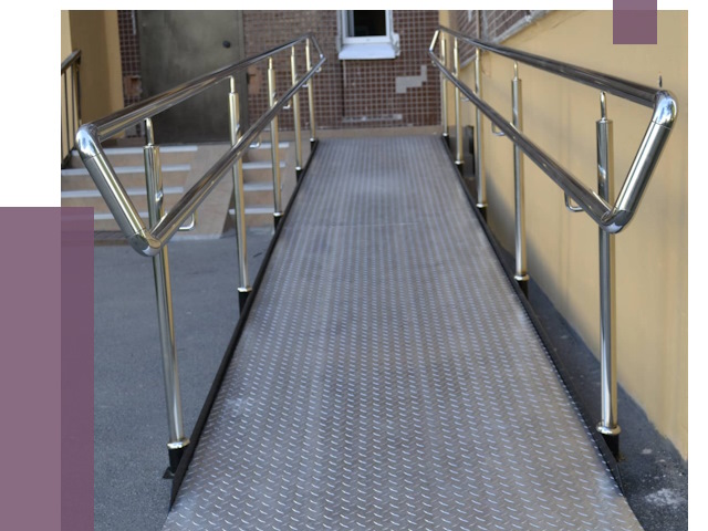 Пандусы в Красном Сулине от 12247 руб. — установка для инвалидов | ПРОЛЁТ-Крл