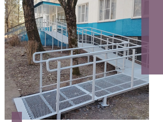 Пандусы под ключ в Красном Сулине: изготовление, монтаж и демонтаж