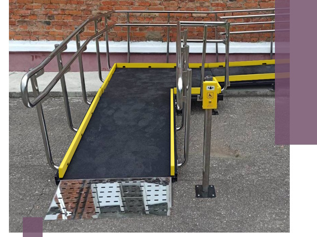 Изготовление наклонных пандусов для инвалидов в Красном Сулине