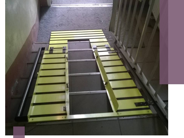 Профессиональный монтаж пандуса в подъезд в Красном Сулине