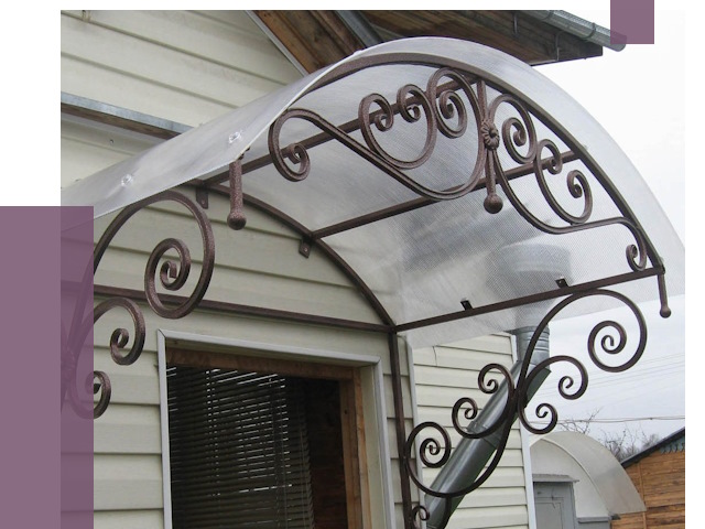 Изготовление козырьков в Красном Сулине от 7348 руб. — заказать | ПРОЛЁТ-Крл