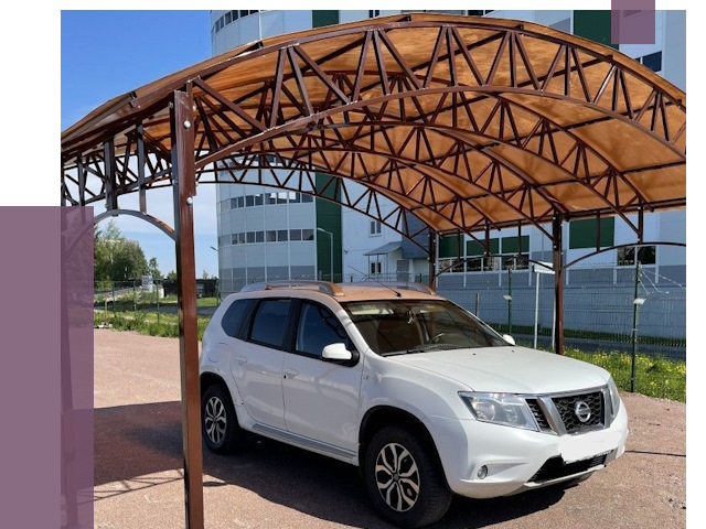 Недорогие навесы в Красном Сулине от 42865 руб.  | ПРОЛЁТ-Крл