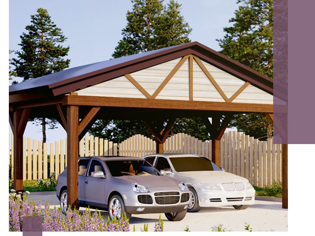 Навесы для автомобиля в Красном Сулине — изготовление и монтаж