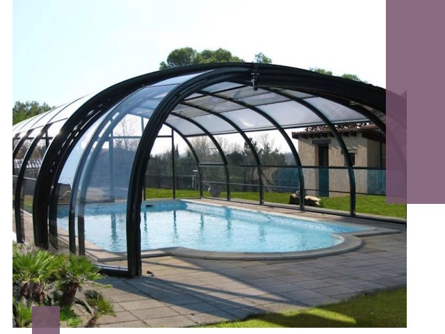 Навесы для бассейна в Красном Сулине: изготовление и монтаж под ключ