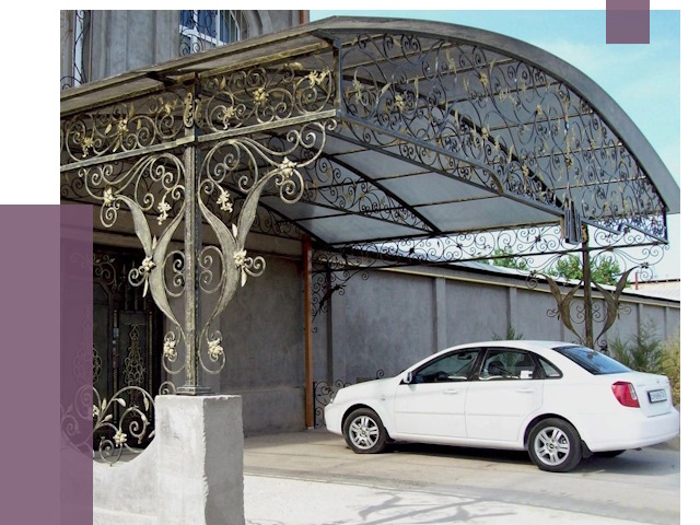 Кованые навесы в Красном Сулине от 14544 руб. | ПРОЛЁТ-Крл