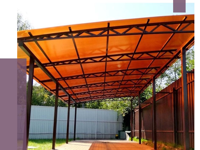 Односкатные навесы под ключ в Красном Сулине от 13115 руб. 