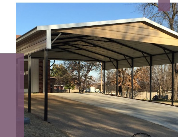 Двускатные навесы в Красном Сулине от 8012 руб. | ПРОЛЁТ-Крл