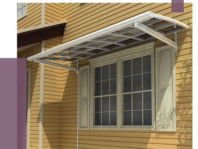 Козырьки над окнами в Красном Сулине от 7603 руб. — монтаж, покупки | ПРОЛЁТ-Крл