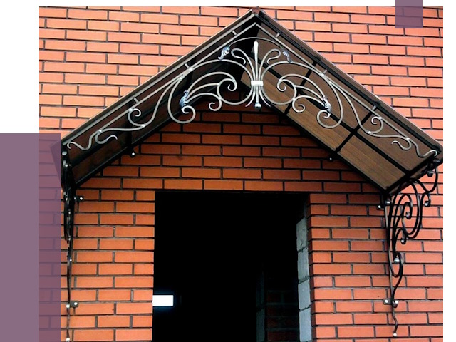 Металлические козырьки в Красном Сулине от 10665 руб. 