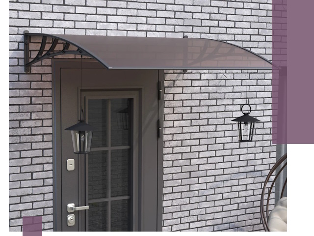 Недорогие козырьки и навесы под ключ в Красном Сулине