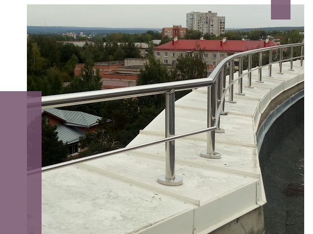 Парапеты и ограждения кровли в Красном Сулине от 4950 руб. 
