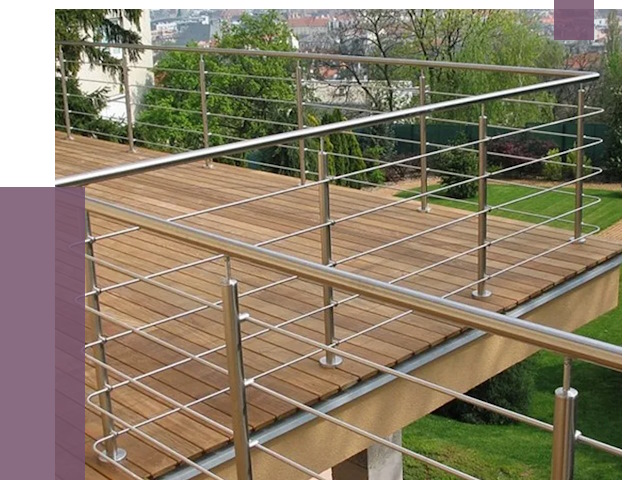 Алюминиевые парапеты в Красном Сулине под ключ от 7757 руб. 