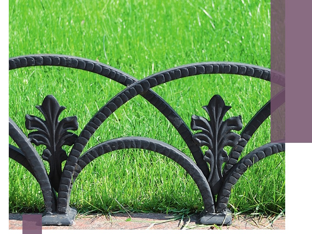 Декоративные металлические бордюры под ключ в Красном Сулине