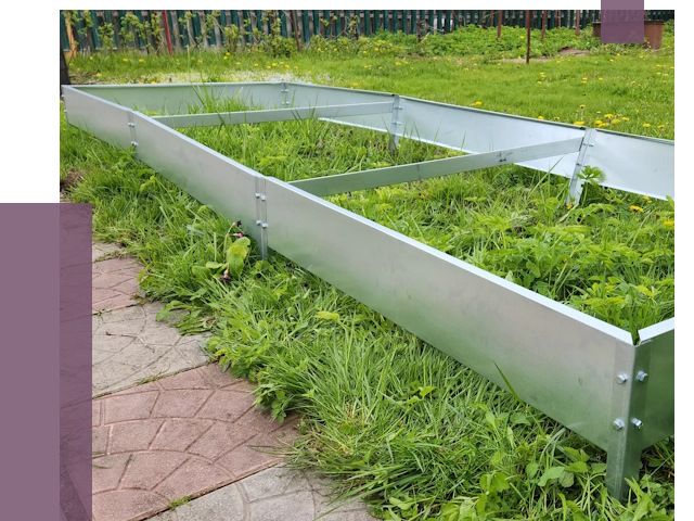 Металлические бордюры для грядок в Красном Сулине от 1786 руб. 