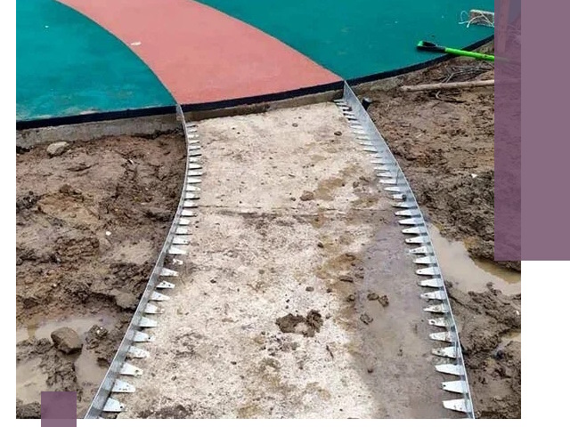 Металлические бордюры для дорожек в Красном Сулине — монтаж и изготовление