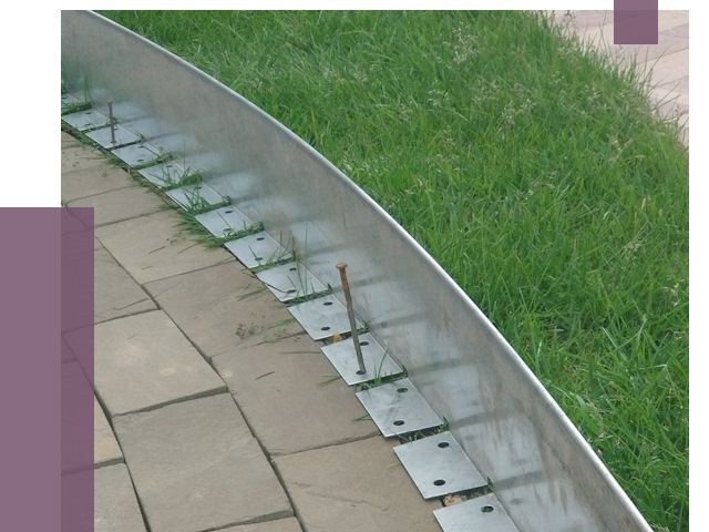 Металлические бордюры для тротуаров в Красном Сулине от 8675 руб.